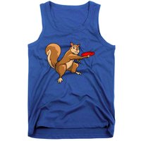 Disc Golf Squirrel Frolf Frisbee Golf Disc Gift Tank Top