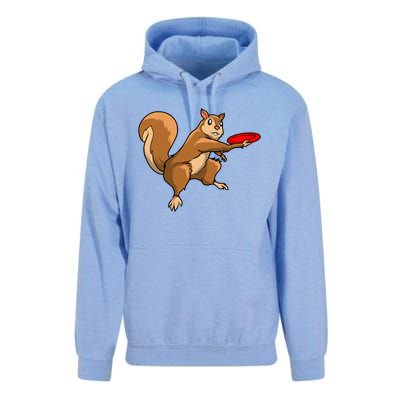 Disc Golf Squirrel Frolf Frisbee Golf Disc Gift Unisex Surf Hoodie