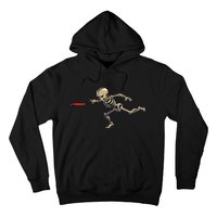 Disc Golfing Skeleton Halloween Disc Golf Halloween Hoodie