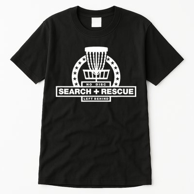 Disc Golf Search and Rescue, Disc Golf Gift, Funny Disc Golf Tall T-Shirt