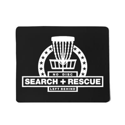 Disc Golf Search and Rescue, Disc Golf Gift, Funny Disc Golf Mousepad