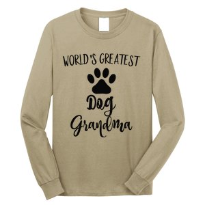 Dog Grandma Sweat Greatest Dog Grandma Gifts Long Sleeve Shirt