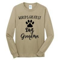 Dog Grandma Sweat Greatest Dog Grandma Gifts Tall Long Sleeve T-Shirt