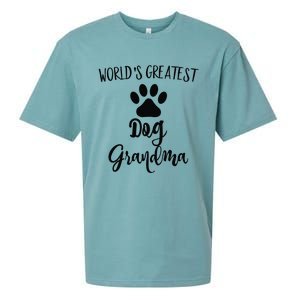 Dog Grandma Sweat Greatest Dog Grandma Gifts Sueded Cloud Jersey T-Shirt