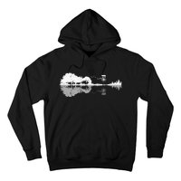 Disc Golf Sunset Guitar Guitarist Player Golfing Golfer Gift Hoodie