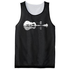 Disc Golf Sunset Guitar Guitarist Player Golfing Golfer Gift Mesh Reversible Basketball Jersey Tank