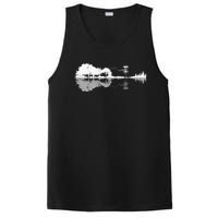 Disc Golf Sunset Guitar Guitarist Player Golfing Golfer Gift PosiCharge Competitor Tank