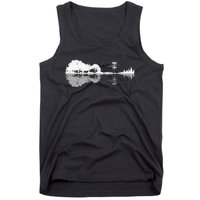 Disc Golf Sunset Guitar Guitarist Player Golfing Golfer Gift Tank Top