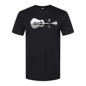 Disc Golf Sunset Guitar Guitarist Player Golfing Golfer Gift Softstyle CVC T-Shirt