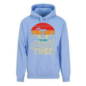 Disc Golf Stupid Tree Funny retro Golf Swing Unisex Surf Hoodie