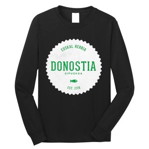 Donostia Gipuzkoa San Sebastian Euskal Herria Basque Country Long Sleeve Shirt