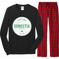 Donostia Gipuzkoa San Sebastian Euskal Herria Basque Country Long Sleeve Pajama Set