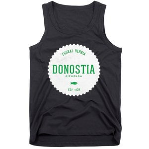 Donostia Gipuzkoa San Sebastian Euskal Herria Basque Country Tank Top