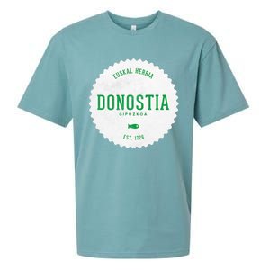 Donostia Gipuzkoa San Sebastian Euskal Herria Basque Country Sueded Cloud Jersey T-Shirt