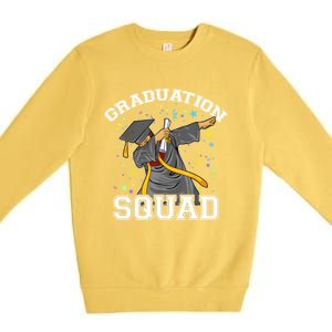 Dabbing Graduation Squad Family Matching Graduate Outfits Funny Gift Premium Crewneck Sweatshirt