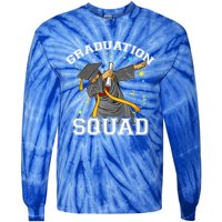 Dabbing Graduation Squad Family Matching Graduate Outfits Funny Gift Tie-Dye Long Sleeve Shirt