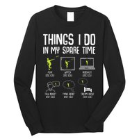 Disc Golf Spare Time Frisbee Enthusiast Long Sleeve Shirt