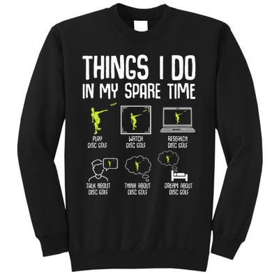 Disc Golf Spare Time Frisbee Enthusiast Sweatshirt