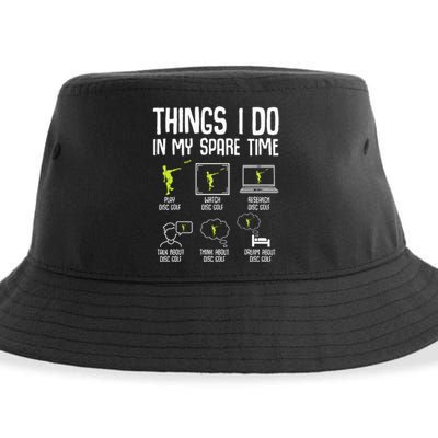 Disc Golf Spare Time Frisbee Enthusiast Sustainable Bucket Hat