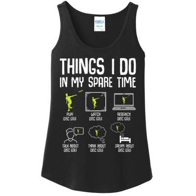 Disc Golf Spare Time Frisbee Enthusiast Ladies Essential Tank