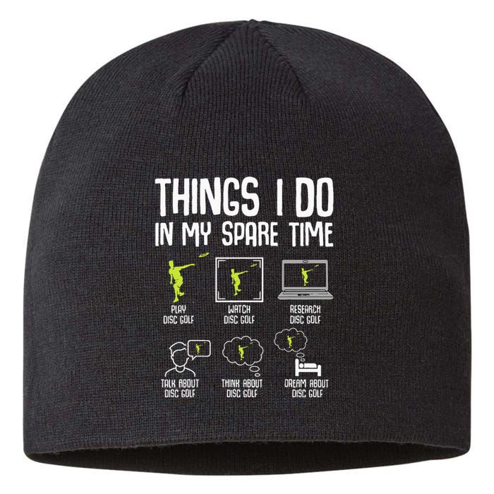 Disc Golf Spare Time Frisbee Enthusiast Sustainable Beanie