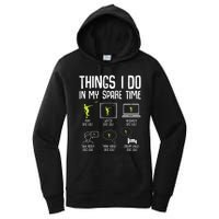 Disc Golf Spare Time Frisbee Enthusiast Women's Pullover Hoodie