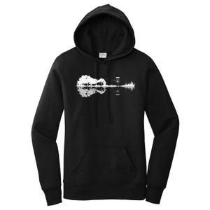 Disc Golf Sunset Guitar Guitarist Player Golfing Golfer Gift Women's Pullover Hoodie