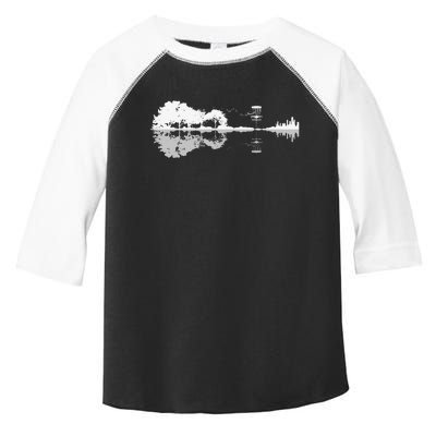 Disc Golf Sunset Guitar Guitarist Player Golfing Golfer Gift Toddler Fine Jersey T-Shirt