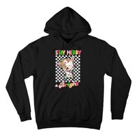 Dabbing Goat Stay Merry And Bright Groovy Christmas Xmas Hoodie