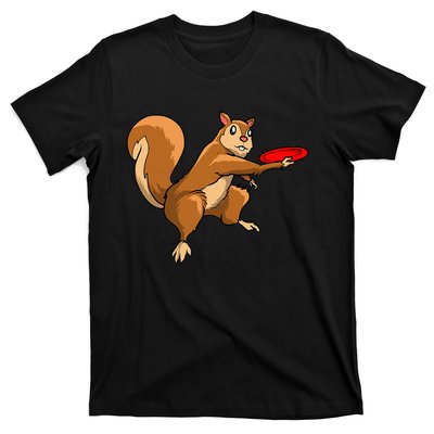 Disc Golf Squirrel Frolf Frisbee Golf Disc T-Shirt