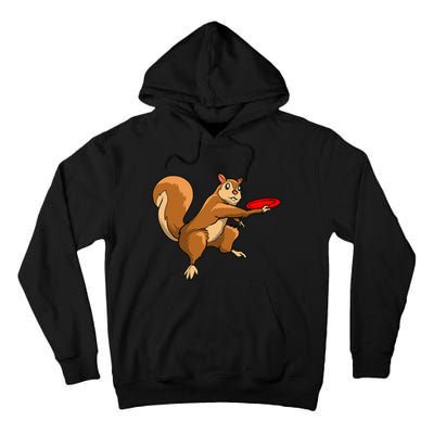 Disc Golf Squirrel Frolf Frisbee Golf Disc Tall Hoodie