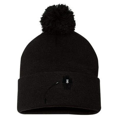 Disc Golf Stupid Tree Funny Frisbee Dad Boy Tees Pom Pom 12in Knit Beanie
