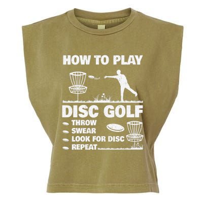 Disc Golf Tournament Player Best Disc Golf Garment-Dyed Women's Muscle Tee