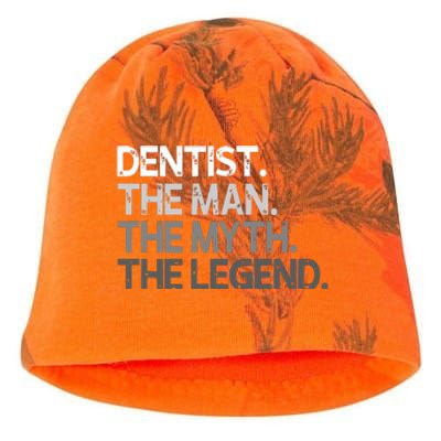 Dentist Gift The Man Myth Legend Kati - Camo Knit Beanie