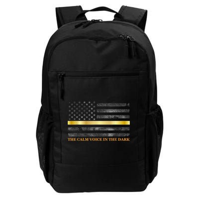 Dispatcher Gifts Thin Gold Line Thin Yellow Line 911 Backpack