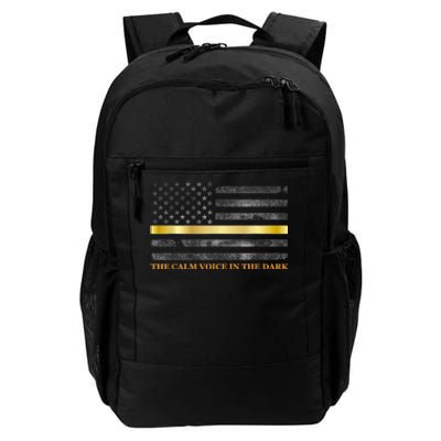 Dispatcher Gifts Thin Gold Line Thin Yellow Line 911 Daily Commute Backpack