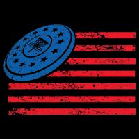 Disc Golf T USA Flag Disc Golf Doggie Tank