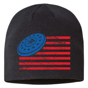 Disc Golf T USA Flag Disc Golf Sustainable Beanie