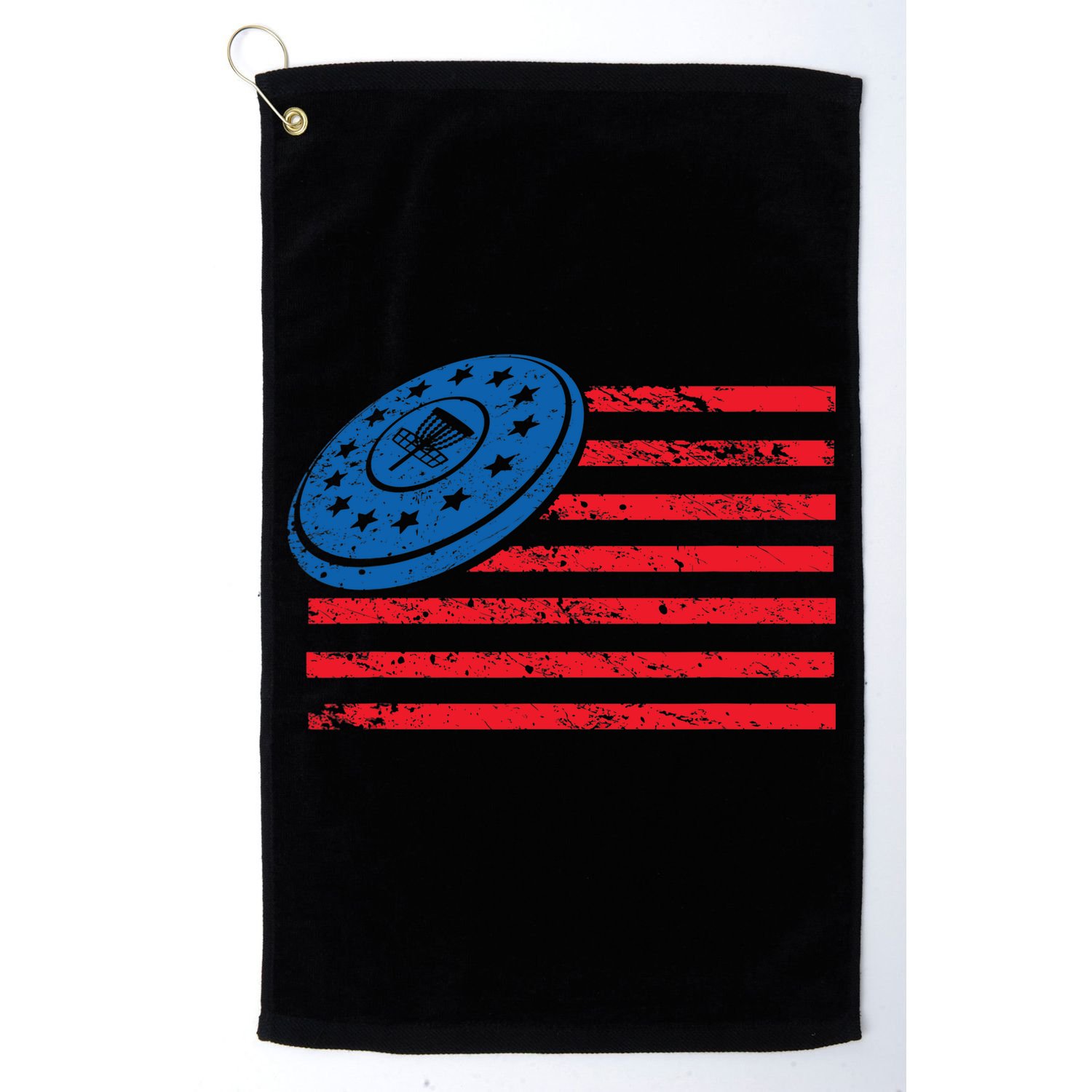 Disc Golf T USA Flag Disc Golf Golf Towel