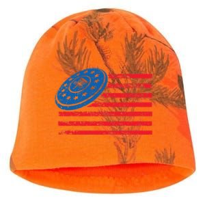 Disc Golf T USA Flag Disc Golf Kati - Camo Knit Beanie