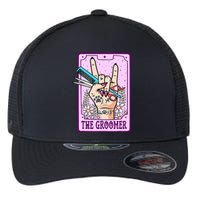 Dog Groomer Tarot Card Dog Grooming Flexfit Unipanel Trucker Cap