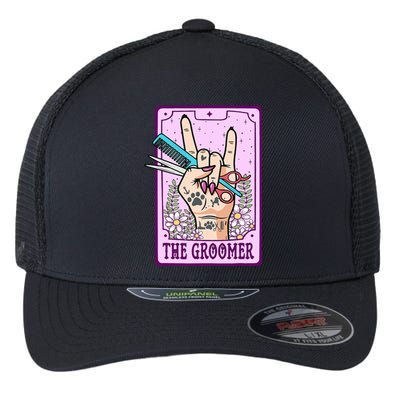 Dog Groomer Tarot Card Dog Grooming Flexfit Unipanel Trucker Cap