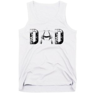 Dad GiftsDAD Tee Military Dad Hunting Dad Father's Day Tank Top