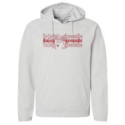 Daisy Grenade Tooth Performance Fleece Hoodie