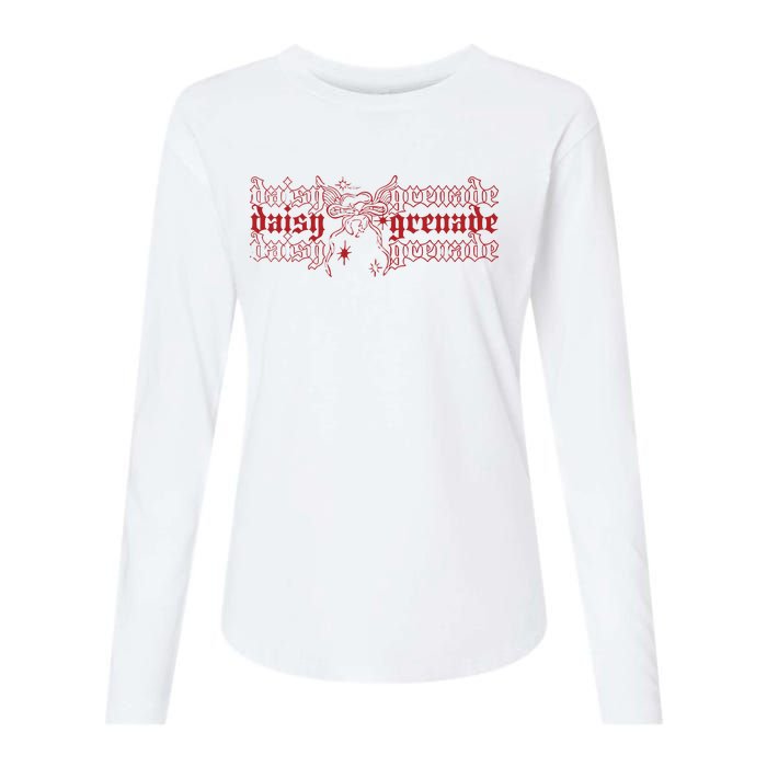 Daisy Grenade Tooth Womens Cotton Relaxed Long Sleeve T-Shirt