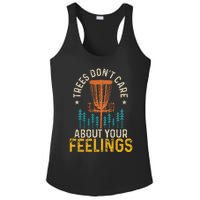 Disc Golf Trees Don't Care About Your Feelings Frolf Vintage Ladies PosiCharge Competitor Racerback Tank