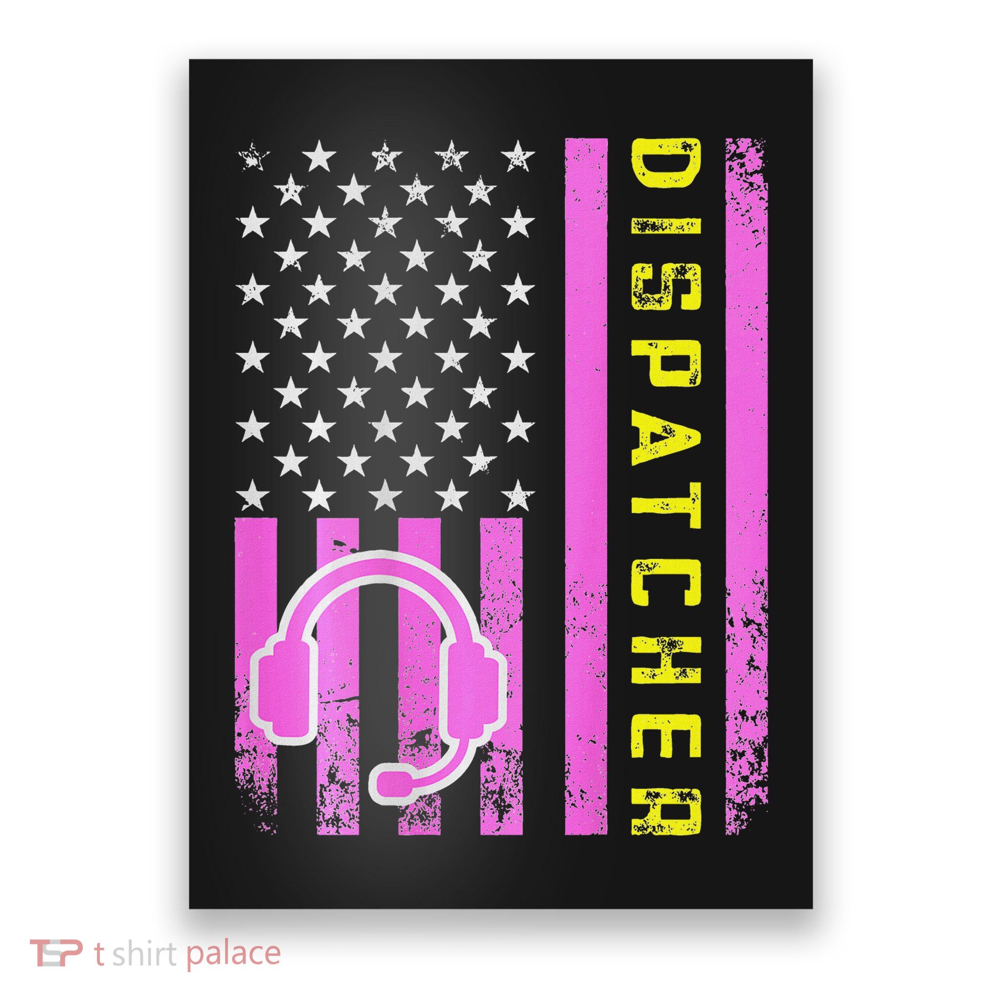 Dispatcher Gifts Thin Yellow Line 911 Emergency Poster