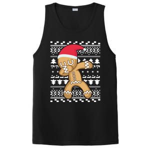 Dabbing Gingerbread Ugly Christmas Sweater Gift PosiCharge Competitor Tank