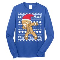 Dabbing Gingerbread Ugly Christmas Sweater Gift Long Sleeve Shirt