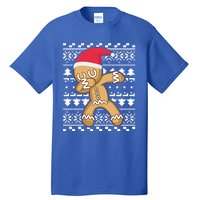 Dabbing Gingerbread Ugly Christmas Sweater Gift Tall T-Shirt